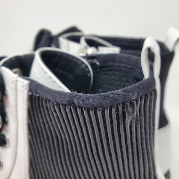 Indigo Road Wilder Combat Boots - Women's - Black and White Size 8 1/2 - Picture 5 of 15